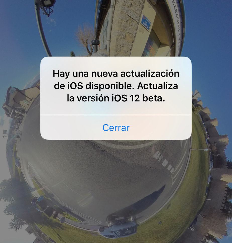Error iOS 12 Beta 9 y Beta 11 solicitando actualizarse constantemente