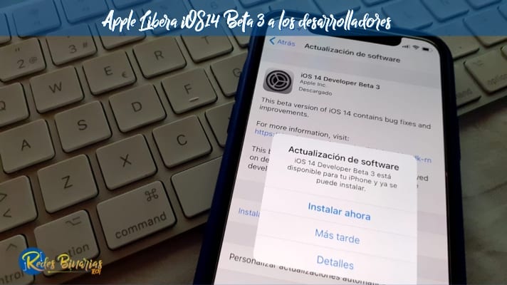 iOS14 Developer Beta 3 Actualización