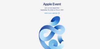 Evento Apple septiembre 2020