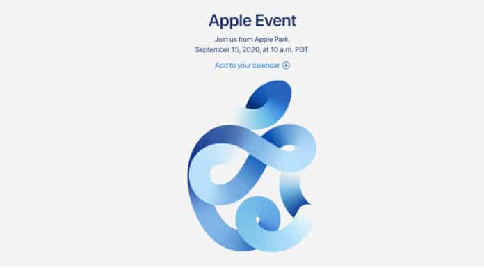 Evento Apple septiembre 2020